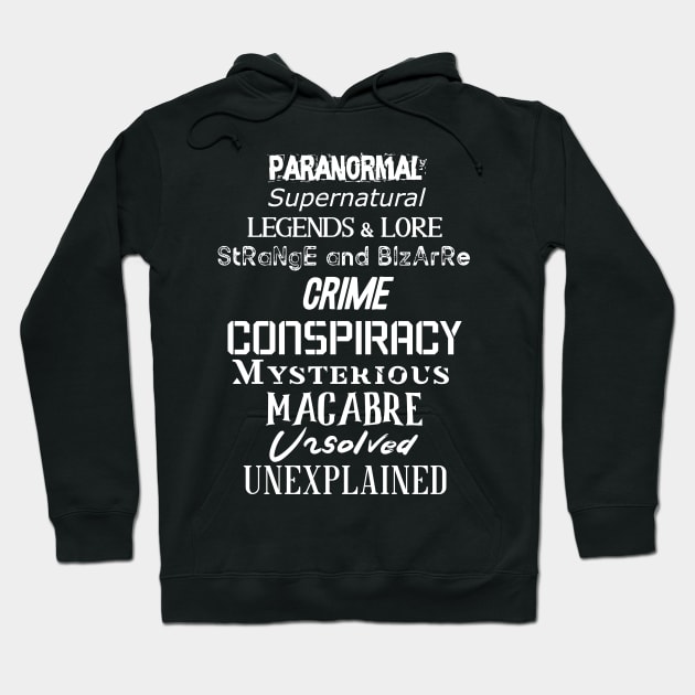 (WHITE TEXT) So Many Stories! Hoodie by marlarhouse